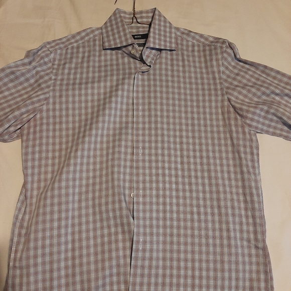 Hugo boss plaid shirt - Picture 1 of 2